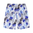 thumbnail image 6 of Gym Shorts Men Floral Print Drawstring Spring Outdoor Casual Holiday ing Summer Beach Hiking Golf Shorts With Pockets, 6 of 9