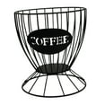 thumbnail image 3 of Soporte para cápsulas de café, cesta para almacenar cápsulas de café, centro de mesa, soporte para filtros de café reutilizables, versátil para negro sin tapa, 3 of 8