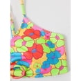 thumbnail image 3 of Women's Spaghetti Strap Floral Print Bikini Bathing Suit 2 Piece Swimsuits, 3 of 5