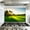 Color 4, variant on Kitchen Backsplash Peel and Stick Wall Murals Scenic Golf Course Stone Bridge Green Trees Landscape Removable Mural 35.4"W x 23.6"H, Oil Proof Vinyl Wallpaper for Fireplace & Behind Stove