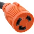 AC WORKS NEMA L630 Rubber SOOW 10/3 Extension Cord (100FT)
