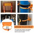thumbnail image 2 of Cylinder Wall Mounted Bracket, Nitrogens Tanks Propane Tanks Holders with Nylon Strap Gray, 2 of 4
