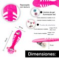 thumbnail image 3 of Patineta Para Niños LAVIGA Waveboard Esqueleto Pescado Rosa, 3 of 3