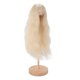 thumbnail image 3 of Peluca De 1/4 Muñecas Con Gran Volumen De Cabello, Brillante Con Flequillo Recto, Adecuado Para Muñecas De 18.5 A 21 Cm, Peluca De Cabello Rizado De Muñeca, Malla Con, 3 of 7