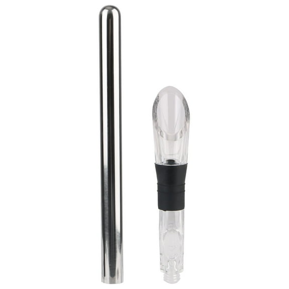 4 in 1 Stainless Steel Frozen Stick Beer Chiller Stick Wine Cooling With Wine Pourer Stopper Cutter Ice Wine Cooler