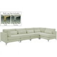 thumbnail image 2 of Meridian Furniture Julia Cream Velvet Modular Sectional (5 Boxes), 2 of 2
