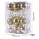 thumbnail image 2 of Fiudx Adornos para Árbol de Navidad, Brillantes, de Plástico Duradero, para Decoración Del Hogar, Fiestas y Centros de Mesa de Boda (Juego de 24 Piezas, 60 Mm de Diámetro)., 2 of 2