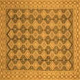 thumbnail image 1 of Ahgly Company Indoor Square Abstract Orange Modern Area Rugs, 5' Square, 1 of 4