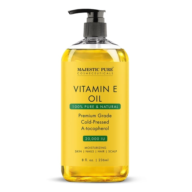 Aceite de vitamina E MAJESTIC PURE 20.000 UI 240 ml prensado en frío