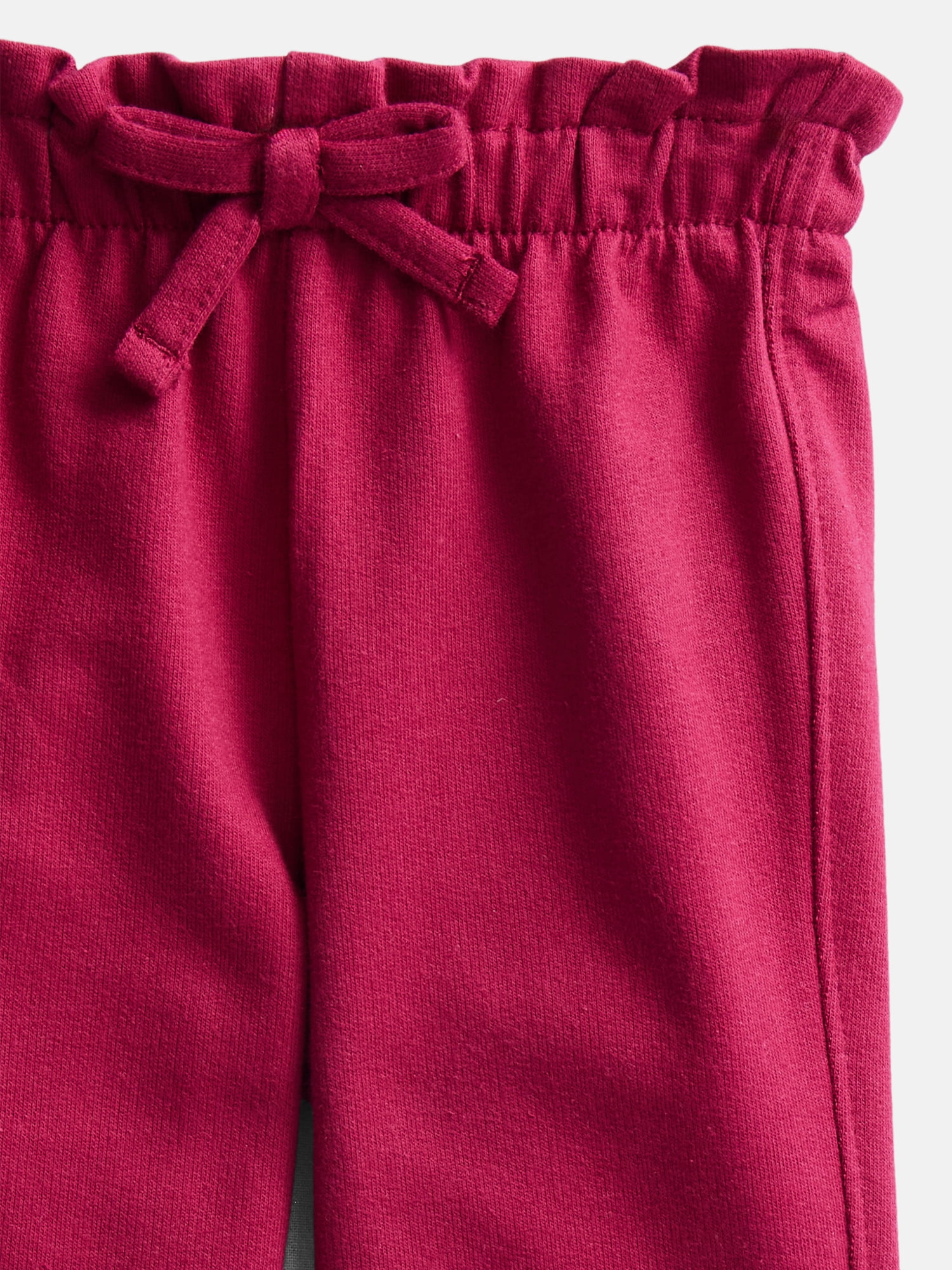 Wonder Nation Baby Girls French Terry Joggers, Sizes 0-24 Months