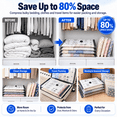 thumbnail image 4 of Fixdono Vacuum Storage Bags for Travel with a Cordless Rechargeable Pump, Space-Saving 30-Bag Set for Clothing Storage in Luggage and Closets, 4 of 8