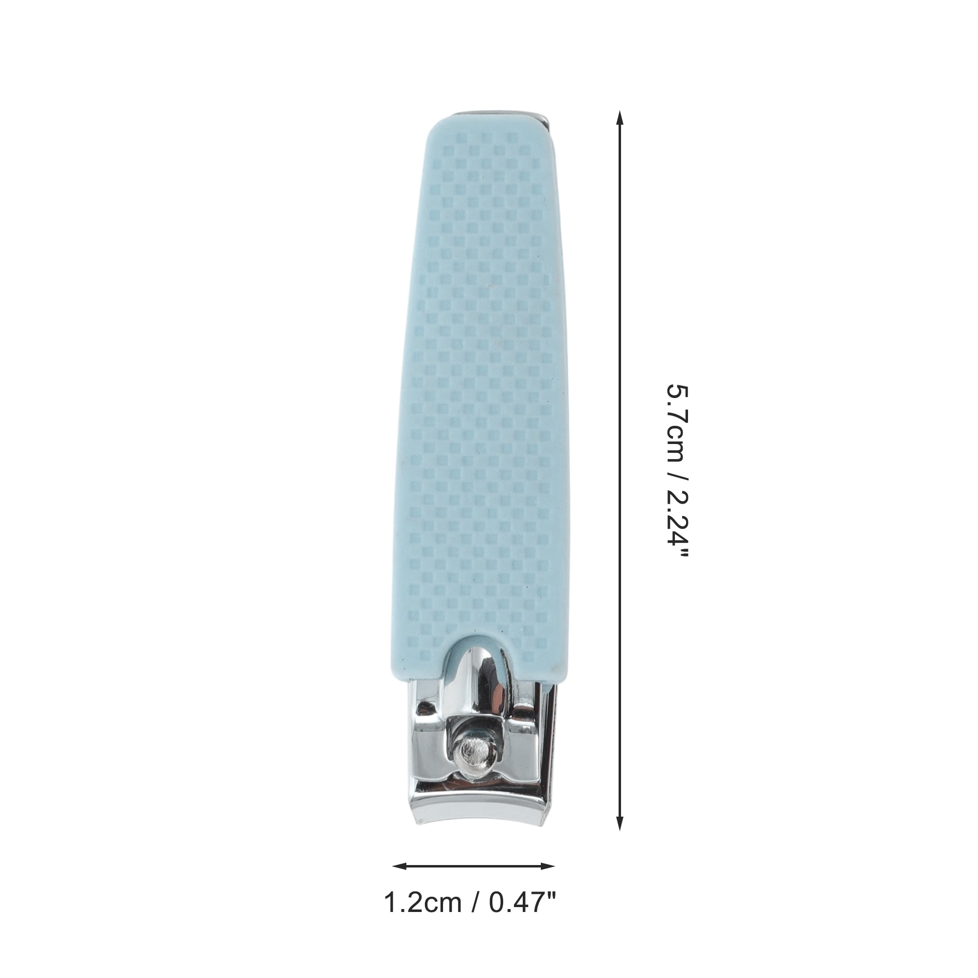 Unique Bargains Cute Box Nail Clipper Set for Women and Men 2 Pcs for Easy Use Blue