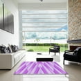 thumbnail image 6 of Ahgly Company Indoor Rectangle Patterned Bright Neon Pink Purple Area Rugs, 4' x 6', 6 of 6