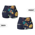 thumbnail image 3 of Rocae Space for Women's Quick-Dry Running Shorts,Ladies Active Athletic Apparel Yoga Workout Gym Running Volleyball Spandex Shorts Small, 3 of 9