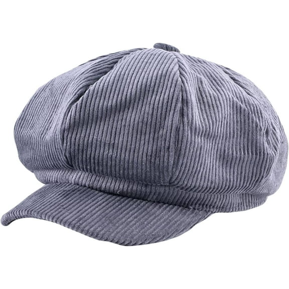 CoCopeaunts Newsboy Cap Unisex Octagonal Hat Men Autumn Corduroy Fabric Mens Newsboy Hat Women Solid Color Hats for Men Beret