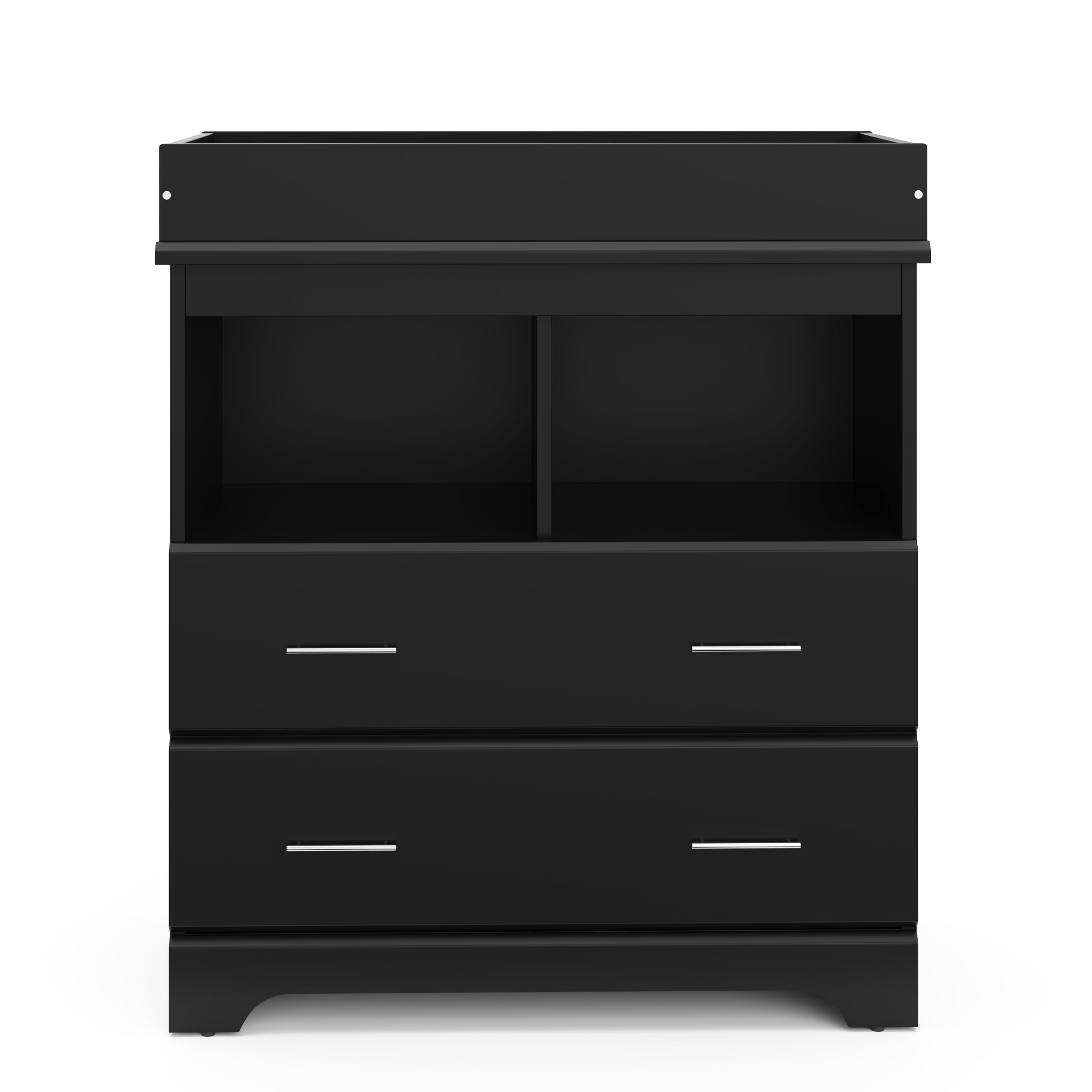 Black baby sales changing table dresser