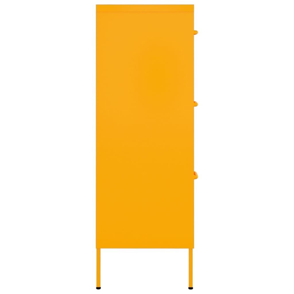 vidaXL Drawer Cabinet Freestanding Storage File Cabinet for Home Office Steel