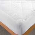 thumbnail image 5 of Simply Essential  Waterproof Cotton Down Alternative Mattress Pad Quilted Design - White Twin, 5 of 5