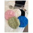 thumbnail image 6 of SikaFu Striped Berets Hats For Women Spring Vintage Painter Hat French Artist Plaid Top Military Caps Autumn Girls Octagonal Beret Caps, 6 of 6