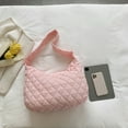 thumbnail image 1 of Bolsa de hombro de moda Para mujer Likrtyny Acolchado Rosa, 1 of 5