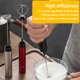 thumbnail image 2 of Batidora eléctrica Batidora manual de leche Espumador ajustable de 3 velocidades Máquina de espuma de café Cocina para hornear Licuadora Chef Electrodomésticos Negro sidaley HA009426-01B, 2 of 6
