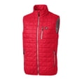 thumbnail image 2 of Men's Cutter & Buck  Red Georgia Bulldogs Alumni Logo Rainier PrimaLoft Eco Insulated Full-Zip Puffer Vest, 2 of 3