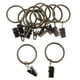 thumbnail image 1 of Pack de Anillos con Clips de Cortina Metálica Decorativa Fuerte Bronce 25 mm Soledad, 1 of 10