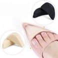 thumbnail image 3 of 4 Paires d'Inserts pour Chaussures Trop Grandes, Inserts en Mousse pour Orteils, Inserts de Talon pour Femmes, Coussinets de Talon Réutilisables (Couleur : Noir), 3 of 5