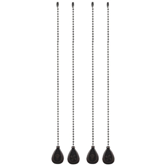 Ceiling Fan Pull Chains,4Pcs Bronze Extension Fan, Lamp Chain Decorative Extender Ornament Connector