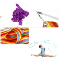 thumbnail image 2 of 4M Colorful Gymnastics Ribbon Dance Ribbons Rhythmic Art Gymnastics Ballet Streamer Twirling Rod Stick for Gym Training Professional,SET OF 10 PCS OF DIFFERENT COLORS, 2 of 5