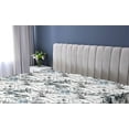 thumbnail image 5 of Ambesonne Botanical Fitted Sheet, Forest Flowers Exotic Art, Full Size, Dark Blue Grey and White, 5 of 5