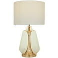thumbnail image 2 of CosmoLiving by Cosmopolitan  Gold Tempered Glass Transparent Base Table Lamp with Drum Shade Gold - 15"W, 24"H, 2 of 5