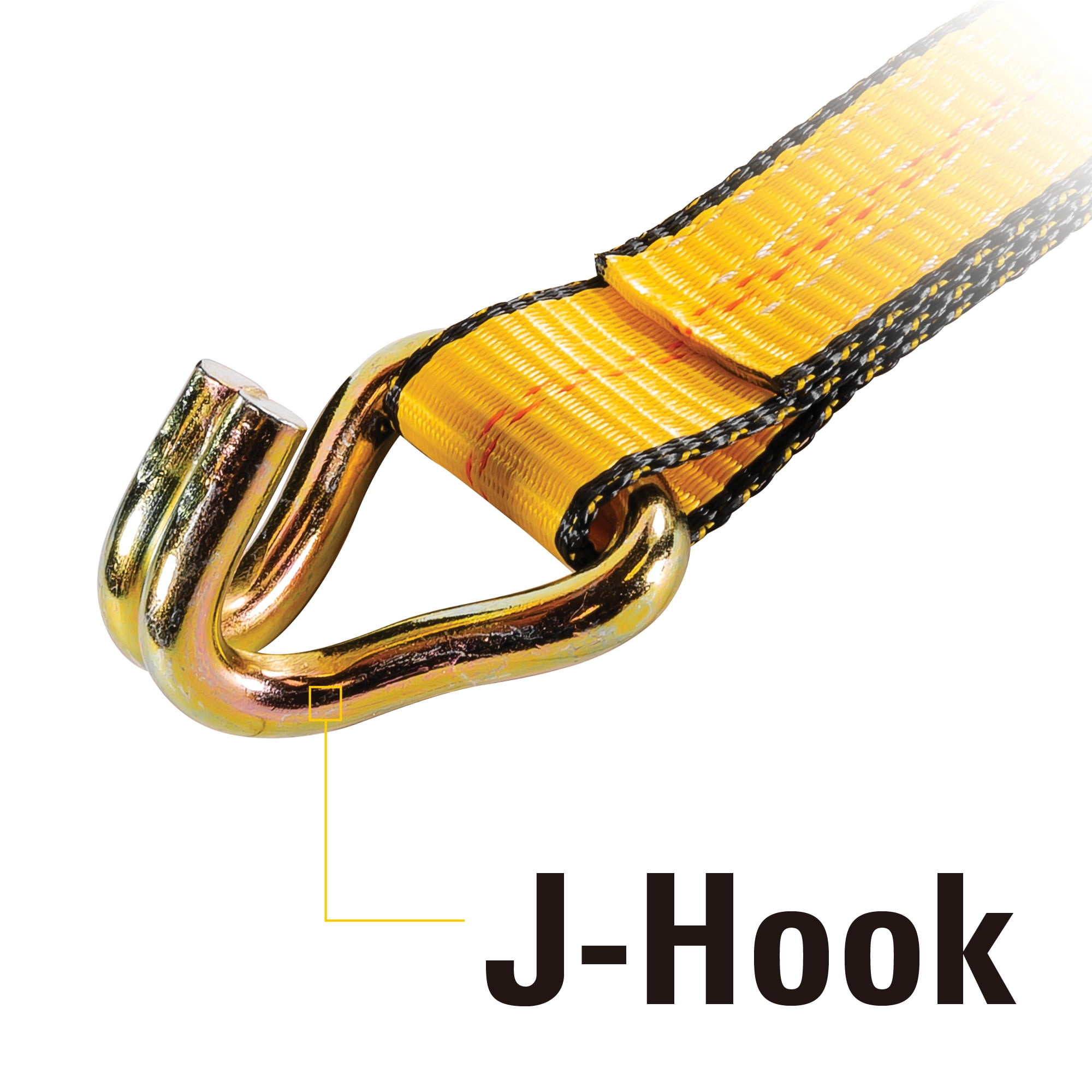 Cat 980068N Cat 980068N Heavy Duty Ratcheting 27 ft. 3333 lbs Truck Tie Down Strap J Hooks