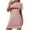 Pink, variant on Pajamas for Night Sweats Women's Nightgown Short Sleeve Sleepwear Comfy Sleepshirts Printed Crew Neck Nightshirt Tee Sleep Dress Soft Loose Fitting Pajamas Dress Gray XXL
