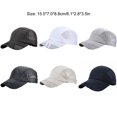 thumbnail image 3 of Summer Men Hat Clothing Accessory Sunshade Adjustable Sport Headgear Outdoor Summer Breathable Quick Drying Mesh Baseball Caps, 3 of 7