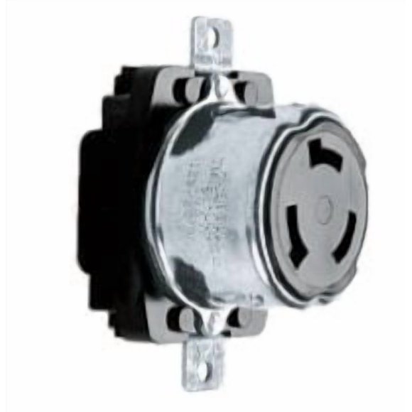 Receptáculo Hubbell HBL63CM69 individual de 50 A/250 V con base termoestable