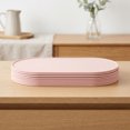 thumbnail image 5 of Unique Bargains 6 Pack Silicone Placemats for Kitchen Dining Table Decor Pink 21"x11", 5 of 7