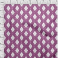 thumbnail image 4 of oneOone Polyester Lycra Violet Blue Fabric Ikat Sewing Material Print Fabric By The Yard 56 Inch Wide, 4 of 5