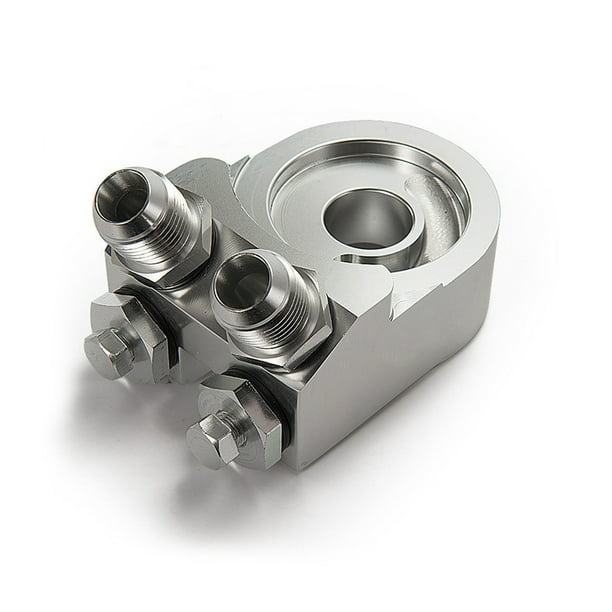 Sandwich Plate Adapter Thermostat Engine Oil Filter Alloy Precise Size