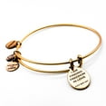 thumbnail image 2 of Alex and Ani Women's Path of Symbols Heart Embossed Charm Bangle Bracelet, 2 of 2