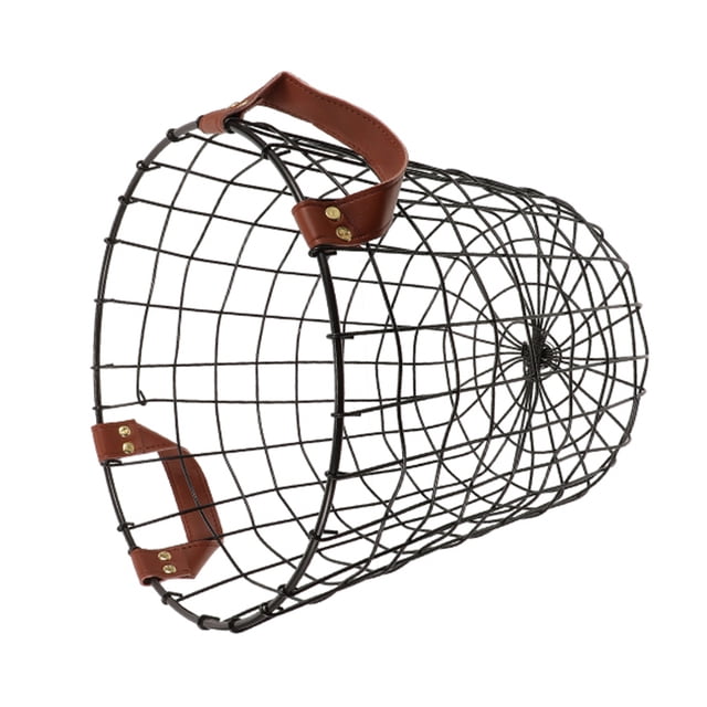 SEWACC Firewood Rack Brackets Iron Firewood Storage Basket Assorted Color 1Pcs