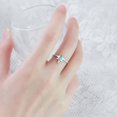 thumbnail image 2 of Anillo de plata S925 con degradado de arcoíris y unicornio de ensueño de Fang Xing, anillo de mujer con corazón para niña, regalo para dedo índice, 2 of 3