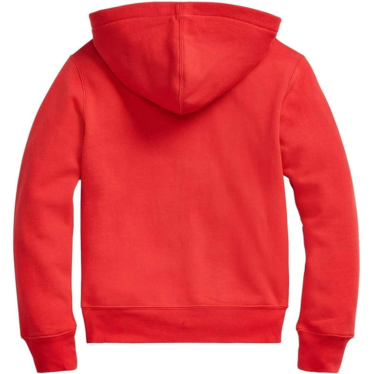 Polo Ralph Lauren Kids Boys Collection Fleece Full Zip Hoodie Big Kids 14 16 Holiday Red Walmart