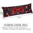 thumbnail image 3 of Game Controller Body Pillow Cover for Boys Gifts Gamer Gaming Pattern Pillow Case Protector with Zipper Decorative Long Pillowcases Soft Cushion Covers for Bedroom,Couch,Sofa 20"x54",Red, 3 of 5