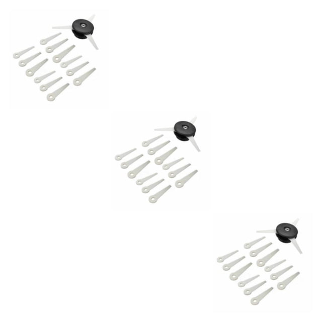 Transemion Tondeuse à Gazon Fonctionnelle avec s'Adapte pour Noir Facile à Installer 3ensemble
