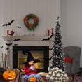 thumbnail image 3 of Árbol de Navidad MACTING de 5 pies con luces desplegables, color negro, 3 of 6