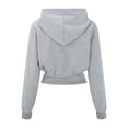 thumbnail image 2 of Vedolay Women Tops Womens Autumn Coats Solid Color Long Sleeve Casual Jacket Outerwear,Gray XL, 2 of 5