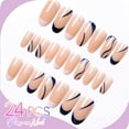 thumbnail image 2 of Press on Fake Nails, 24pcsFalse Nails, Reusable, Perfect for Women & Girls, 2 of 5