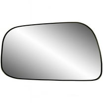 88126 - Fit System Driver Side Non-heated Mirror Glass w/ backing plate, Toyota Camry Sedan 92-01, 4 1/ 4" x 7 1/ 4" x 7" US Built