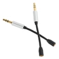 thumbnail image 1 of MMCX To 3.5mm Adapter Cable, Plug And Play Professional OFC Core Durable MMCX To 3.5mm Cord  For Headset, 1 of 8